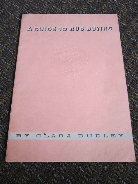 Vtg Alexander Smith Floor Covering Guide to Rug Buying 1930s Yonkers NY ...