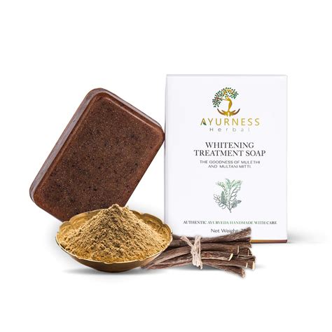 Buy Ayurness Herbal Ayurvedic Whitening Soap - Multani Mitti & Licorise ...