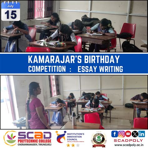 Kamarajar's Birthday | News & Events | SCAD POLYTECHNIC COLLEGE ...