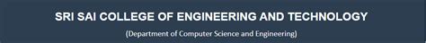 Sri Sai College Of Engineering and Technology|sscet.srisaigroup.in