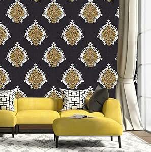 Wallife India Abstract Black Wall Paper (1000 cm x 54 cm) : Amazon.in ...
