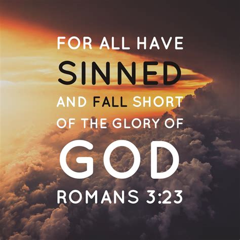 Romans 3:23 All Have Sinned – Encouraging Bible Verses