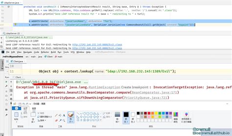 JNDI in Java 的图像结果