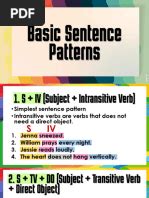 Image result for Svc Sentence Pattern Examples