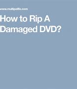 Image result for How to Repair a Damaged DVD
