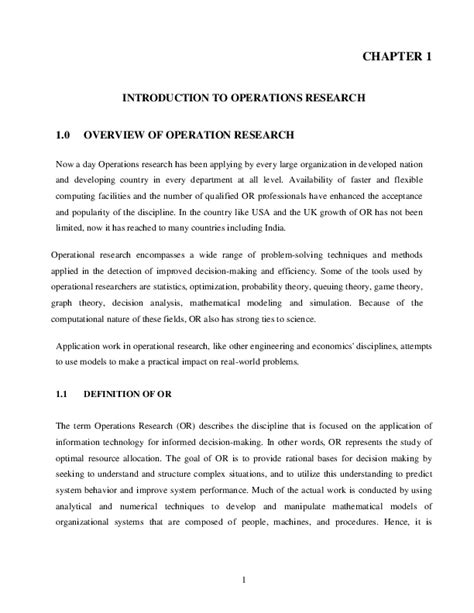 Operational Research Examples 的图像结果