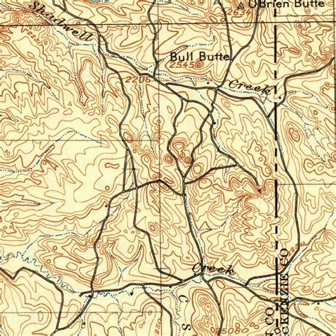 Glendive, MT-ND (1909, 250000-Scale) Map by United States Geological ...