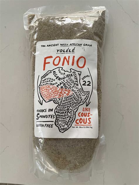 Yolele Premium Precooked Fonio African Supergrain Ancient Grains Gluten ...