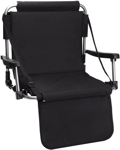 Buy Barton Outdoors Folding Chair with Armrests Stadium Style for ...