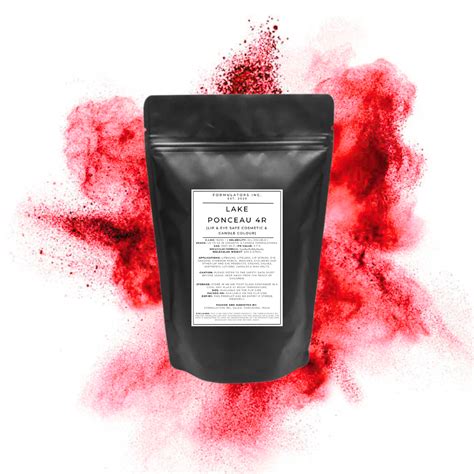 Lake Ponceau 4R (Cosmetic Grade, Oil-Soluble, Powder Form ...