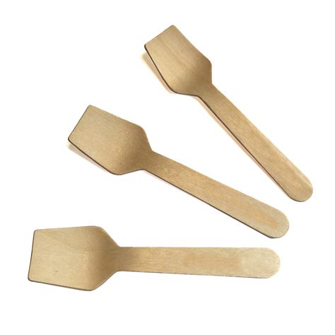 Disposable Wooden Ice Cream Spoon For Sale at Ralph Rutter blog