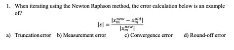 Image result for Newton-Raphson Error