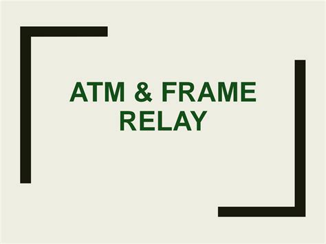Image result for ATM and Frame Relay Explained