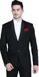 TAHVO Solid Single Breasted Party Men Blazer - Buy TAHVO Solid Single ...