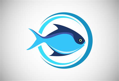 Paplet Fish in a Circle. Fish Logo Graphic by makhondesign · Creative ...