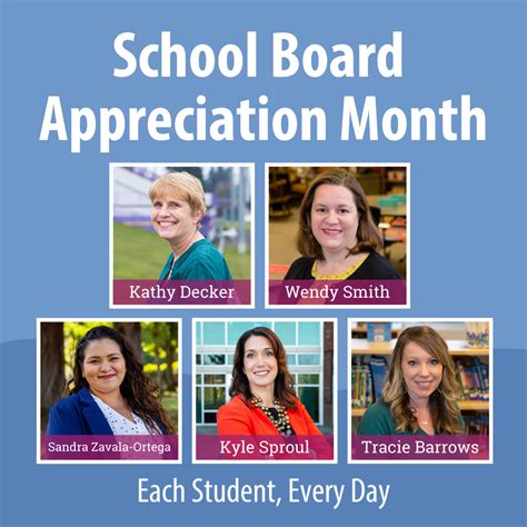 January is School Board Appreciation Month – Alki Middle School