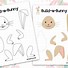 Image result for Easter Bunny Shape Template