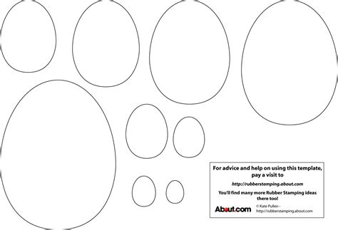 Free Templates For Easter Eggs, You can color them, paint them,.