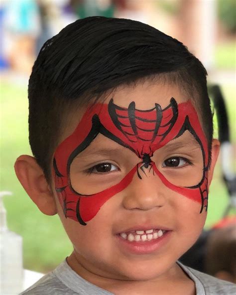 Rezultat imagine pentru Spider-Man Face Paint Tutorial
