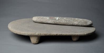 石磨盘及磨棒 - 河南博物院