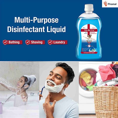 Tri-Activ Disinfectant Liquid for Multipurpose use for Personal Hygiene ...