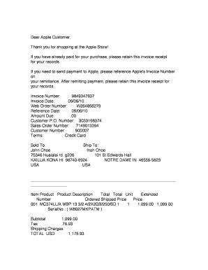 Dear Apple Customer, Thank You For Shopping At The Apple Store! If ...