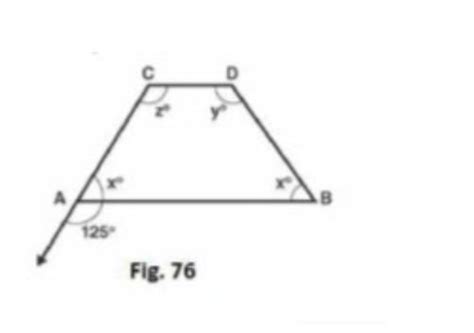 In the given figure AB parallel to CD . find the values of angle X , y ...