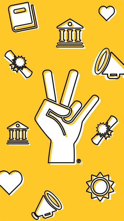 Download Arizona State University White Symbols Wallpaper | Wallpapers.com