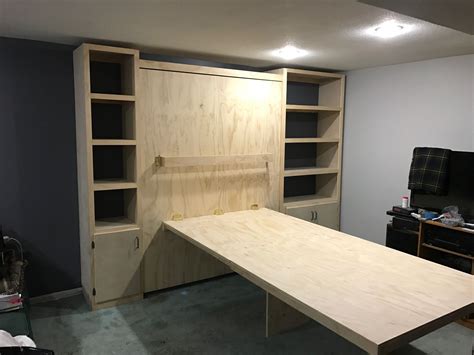 15 Murphy Bed & Gaming Table ideas | murphy bed, murphy bed plans ...