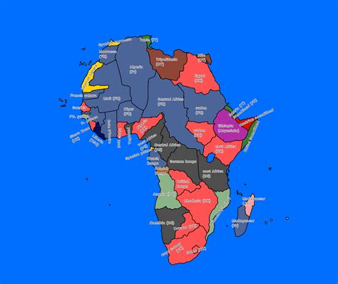 The map of Africa in 1914, after alternate colonization. : r/imaginarymaps