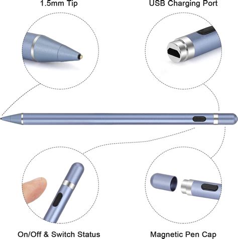 Buy Active Stylus Pens for Touch Screens, maylofi Rechargeable Digital ...