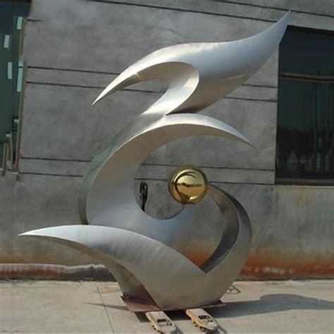 不锈钢抽象创意雕塑 -宏通雕塑
