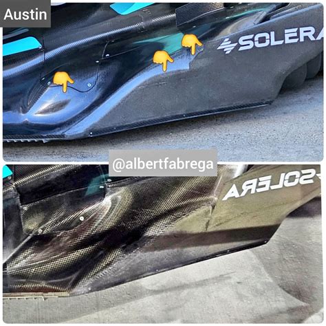 Albert Fabrega | New Mercedes floor. : r/formula1