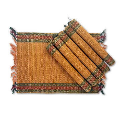 Buy Peepul Tree Natural Fibers Grass Handcrafted Heat Resistant Dinner ...