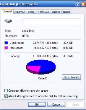 Local Disk Properties 的图像结果
