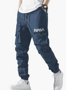 FAB COLLECTION Solid Men Blue Track Pants - Buy FAB COLLECTION Solid ...