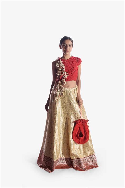 Red Corded Bag – VAISHALI S