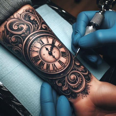 Time Clock Tattoo: Embracing the Essence of Time - Your Own Tattoo ...