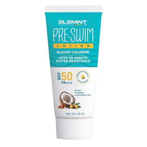 Pre-Swim Lotion to Reduce Chlorine Absorbtion | Elemnt Sports Science