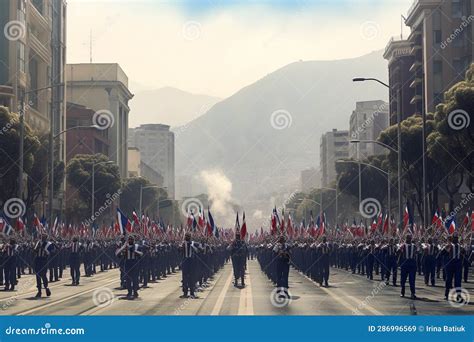 Fiestas Patrias De Chile. Freedom from Spanish Rule, September 18 Stock ...