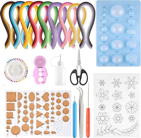 Buy Quilling Kits for Beginners 43 Colors 900 Strips with Paper ...