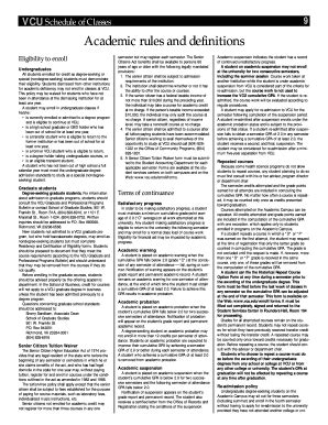 Vcu Schedule of Classes: Complete with ease | airSlate SignNow