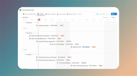 Image result for Notion Project Management Template