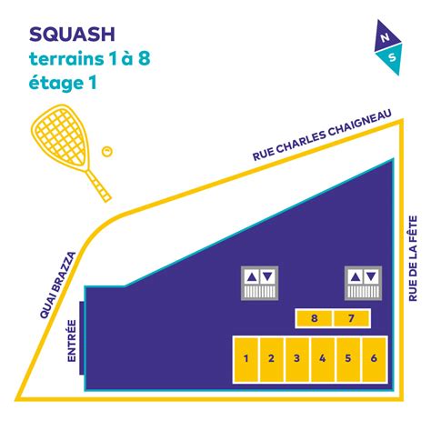 Salle de Squash à Bordeaux : 8 terrains à réserver - UCPA Sport Station Bordeaux