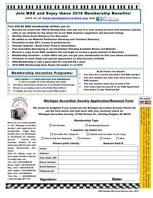 Fillable Online michiganaccordion MAS MEMBERSHIP FORM (pdf file ...