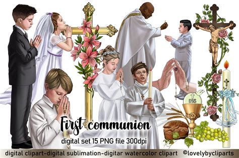 Catholic First Holy Communion Clip Art