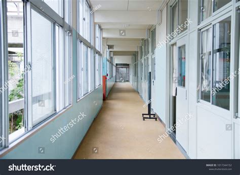 Japanese High School Hallway