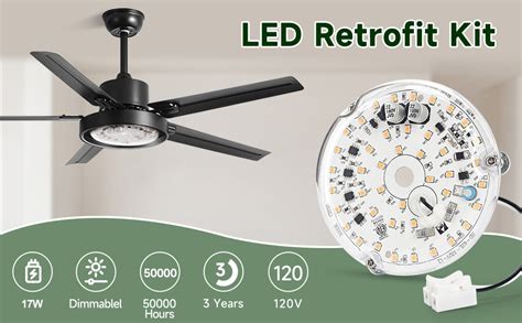 LED Ceiling Fan Light Kit Replacement 的图像结果