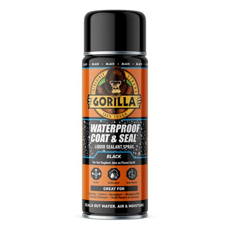 Gorilla Waterproof Coat & Seal Spray Black | Waterproof Spray