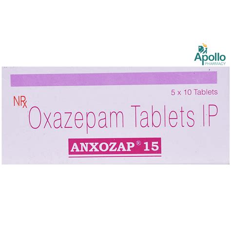 Anxozap 15 Tablet 10's Price, Uses, Side Effects, Composition - Apollo ...